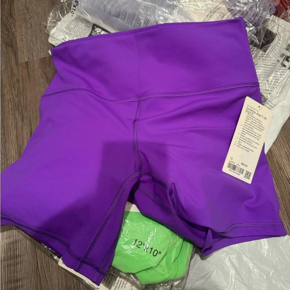 Lululemon Align High Rise 6” Atomic Purple Shorts - Picture 7 of 9